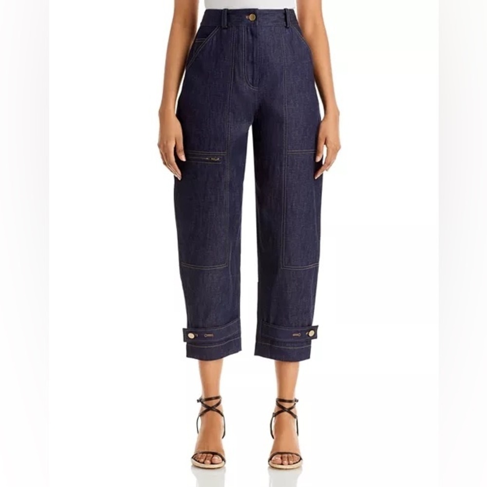 3.1 Phillip Lim Cropped Utility Jeans in Indigo